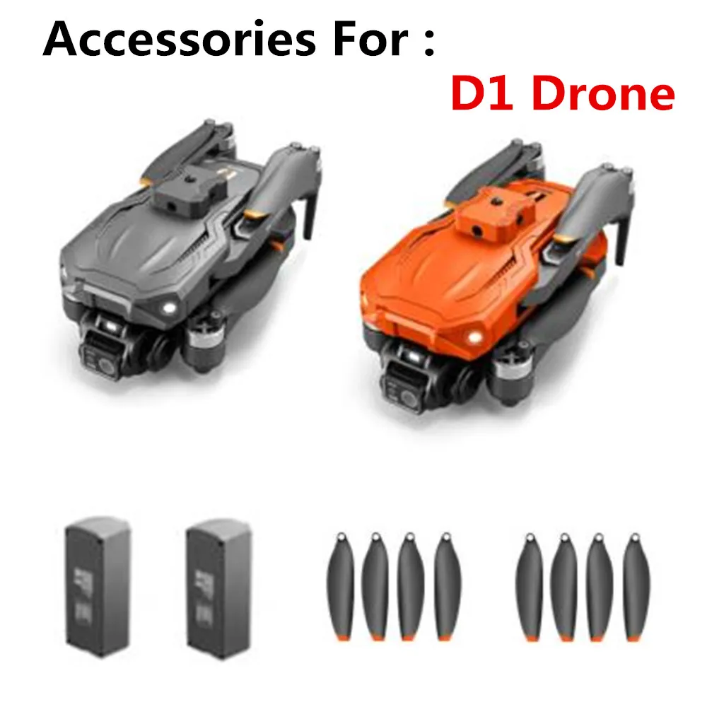 

Аксессуары для аккумулятора дрона D1, 3,7 в, 2000 мАч, пропеллер в виде кленового листа, запчасти для дрона D1, батарея D1