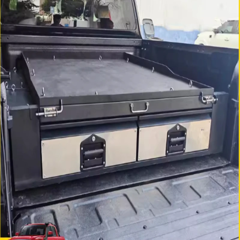 Picture 3: Car Accessories Pickup Truck Bed Sliding Storage Container, Cargo Organizer System For Overlanding Travel