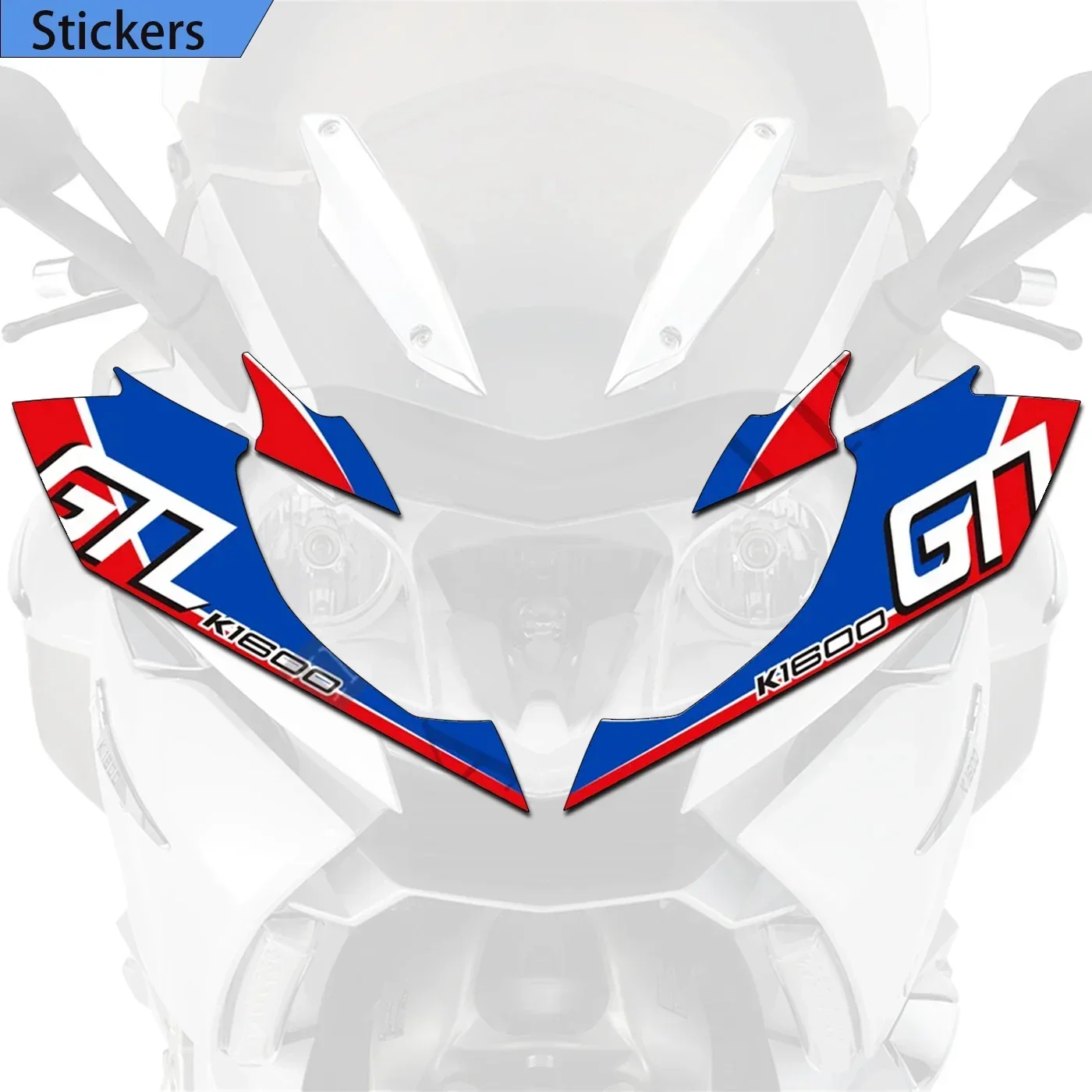 

For BMW K1600GTL K1600 K 1600 GTL Tank Pad Stickers Decal adhesive Windshield Windscreen Protector Fairing Fender Trunk Luggage