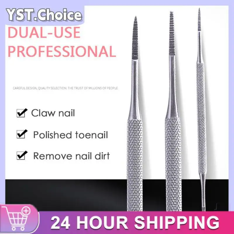 Nail File Hook Ingrown Double Ended Ingrown Toe Correction Lifter File Toe Nail Care Manicure Pedicure Toenails Clean Foot Care