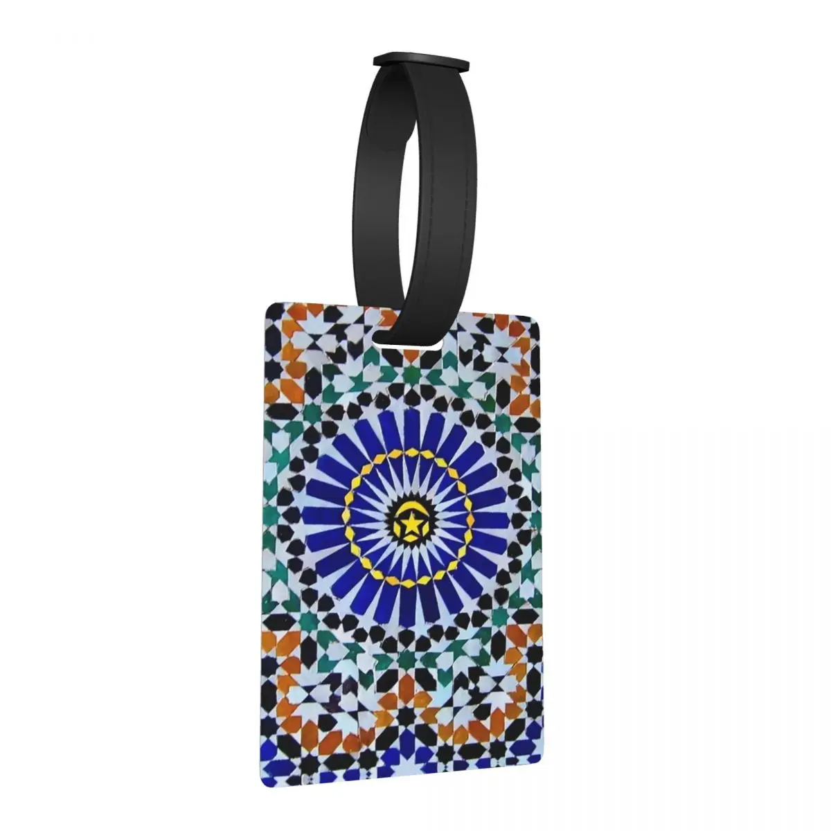 

Арабские мозаичные бирки для багажа в марокканском стиле, аксессуары для чемоданов, этикетки для путешествий, держатели для багажных бирок, именные бирки для идентификации и адреса