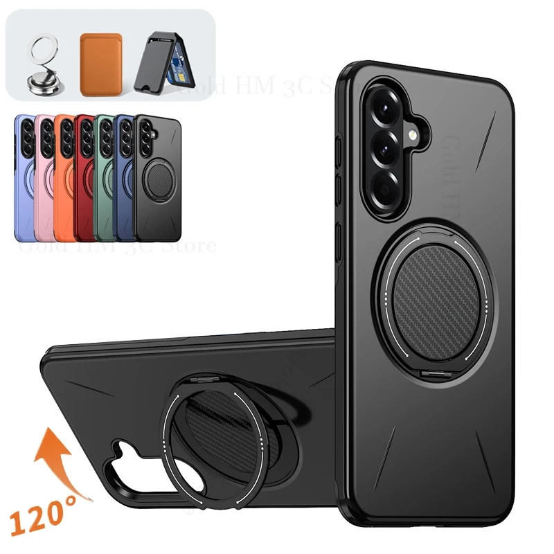 

For Magsafe Magnetic Stand Phone Case For Samsung Galaxy A17 A07 A56 A36 A26 A16 A06 A55 A35 Heavy Duty Hybrid Protection Cover