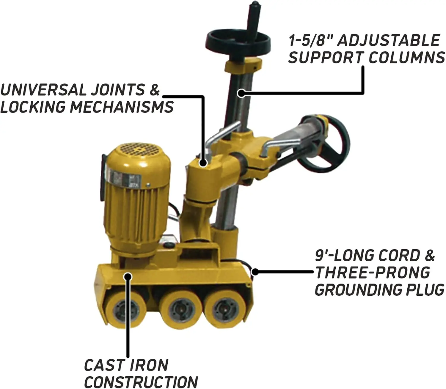 Powermatic 3-Roll Power Feeder, 1/4 HP, 115V 1Ph