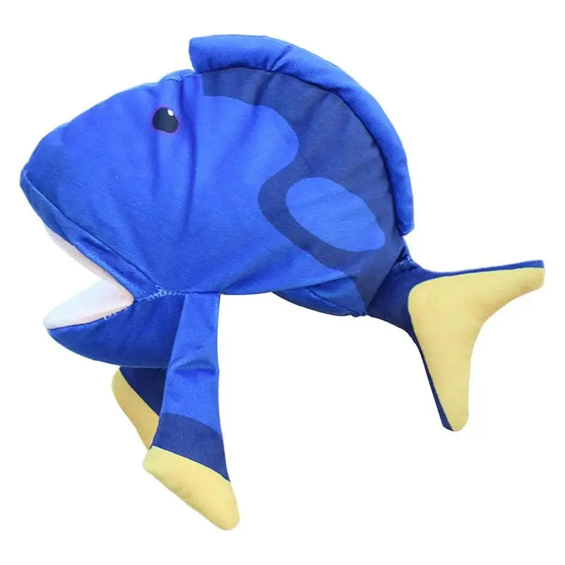 Clown Fisch Handpuppe Fisch Plushies Für Kinder Mit Beweglichen Mund Plüsch Clown Fisch Handpuppe Ozean Tier Gefüllte Puppe für