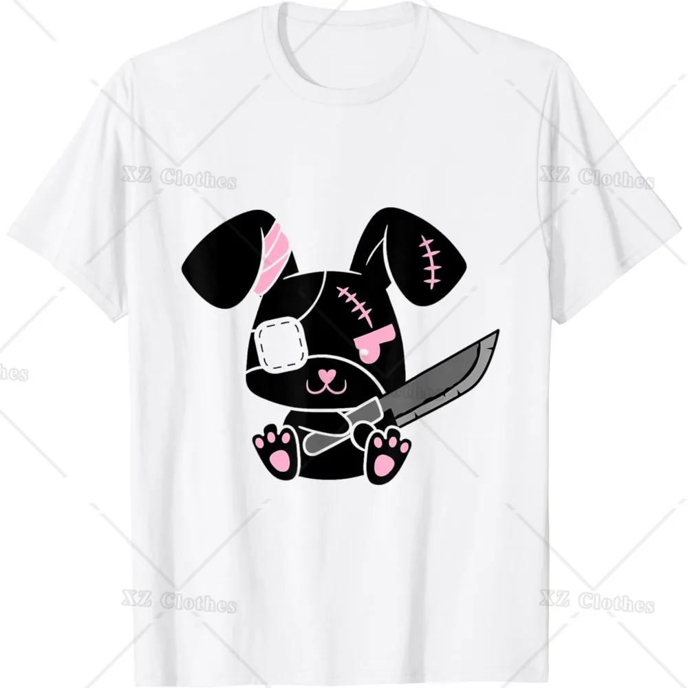 Kawaii Bunny Shirt - Menhera Pastel Goth for Women Men