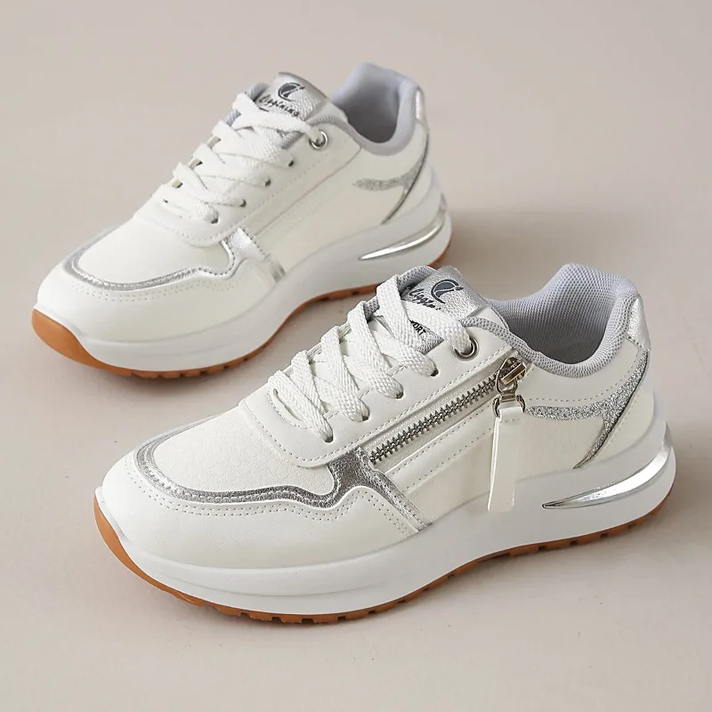 

Женские модные кроссовки на платформе — удобные и дышащие туфли для активного отдыха — нескользящая прочная спортивная обувь (Zapatos De Mujer)