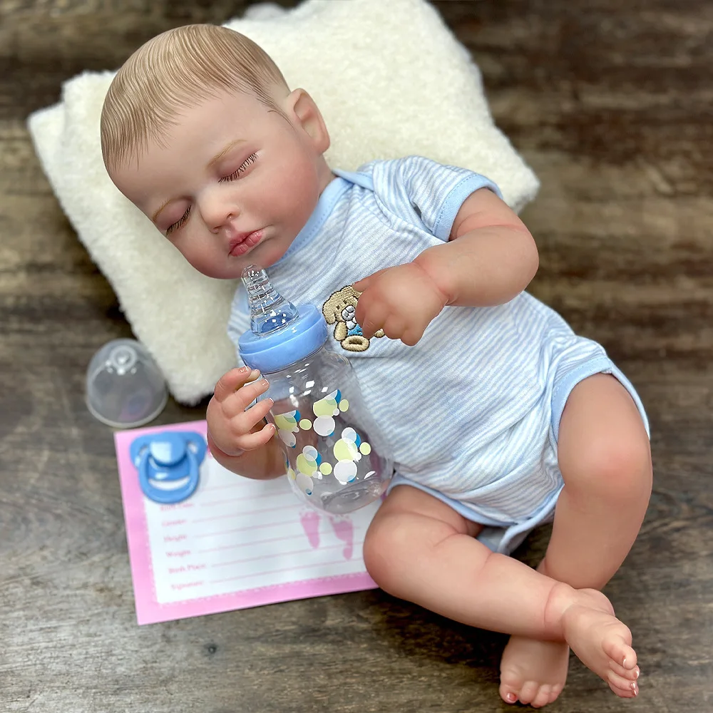 

The New Handcrafted Soft Vinyl Rebirth Doll LOULOU Baby Doll is a Role-playing Toy that Accompanies Children as they Grow Up