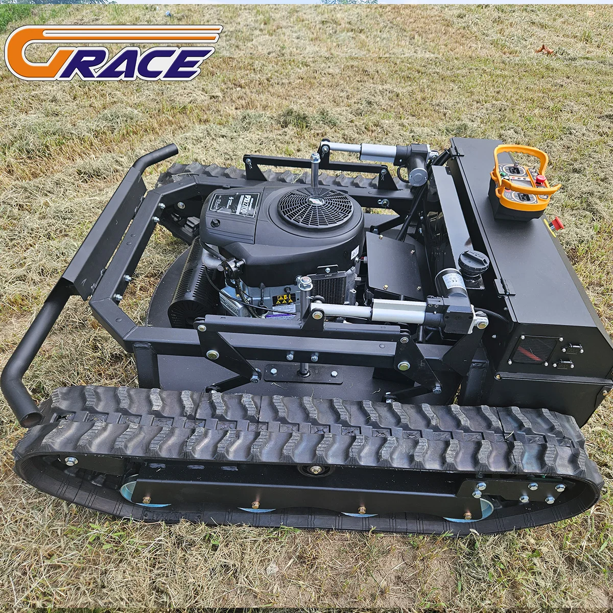 Заводская поставка 2025 года, новейшая газонокосилка с дистанционным управлением и насадкой для снегоочистителя, многофункциональная для всесезонного ухода за садом