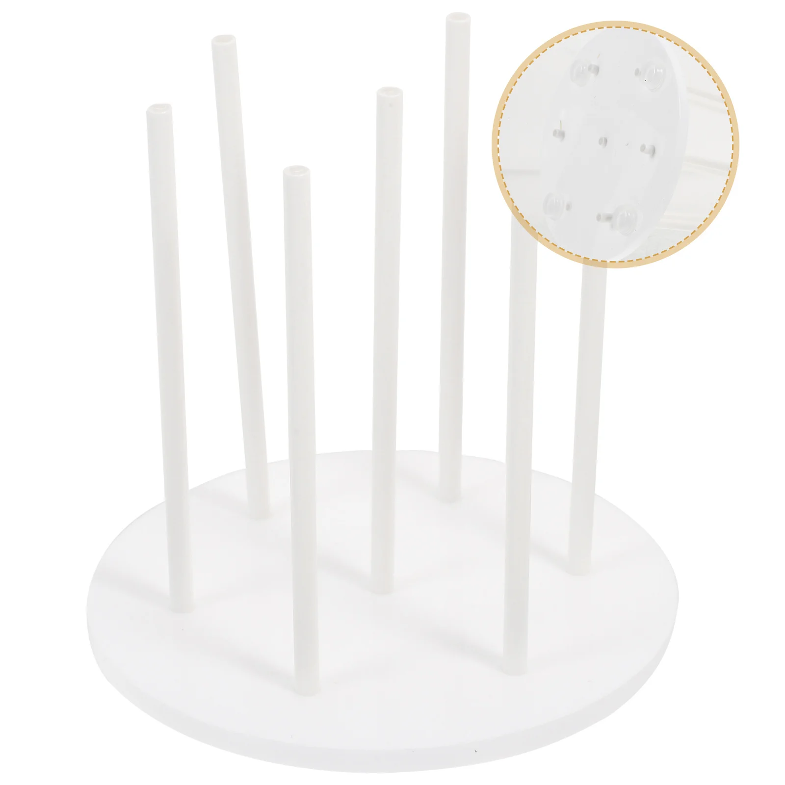 

2Pcs Lollipop Stand Clear Acrylic Stable Birthday Party Cake Pops Holder Candy Display Rack Multi-Function Storage