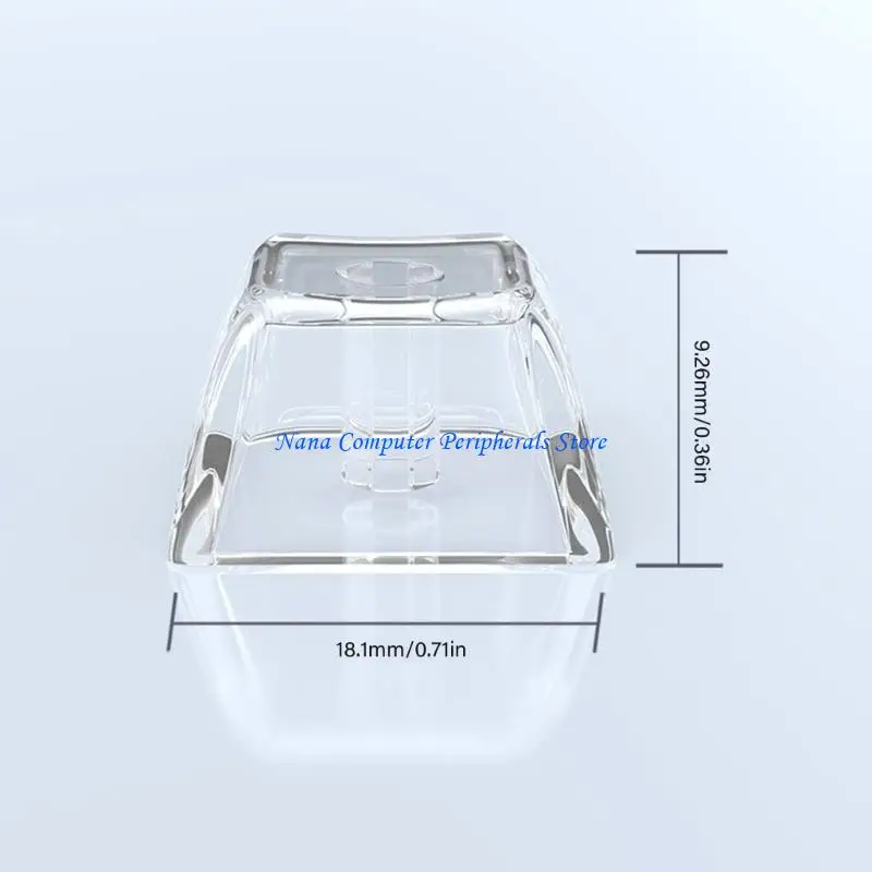 F68C trasparenti 1u keycaps retroilluminato vuoto xda altezza per switch contenuto MX