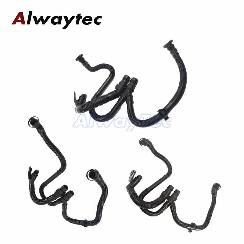 Engine Cylinder Head Cover Crankcase Breather Vent Hose Assembly EGR Valve Connecting Pipe  For Audi A4 B8 A5 A6 Allroad Quattro