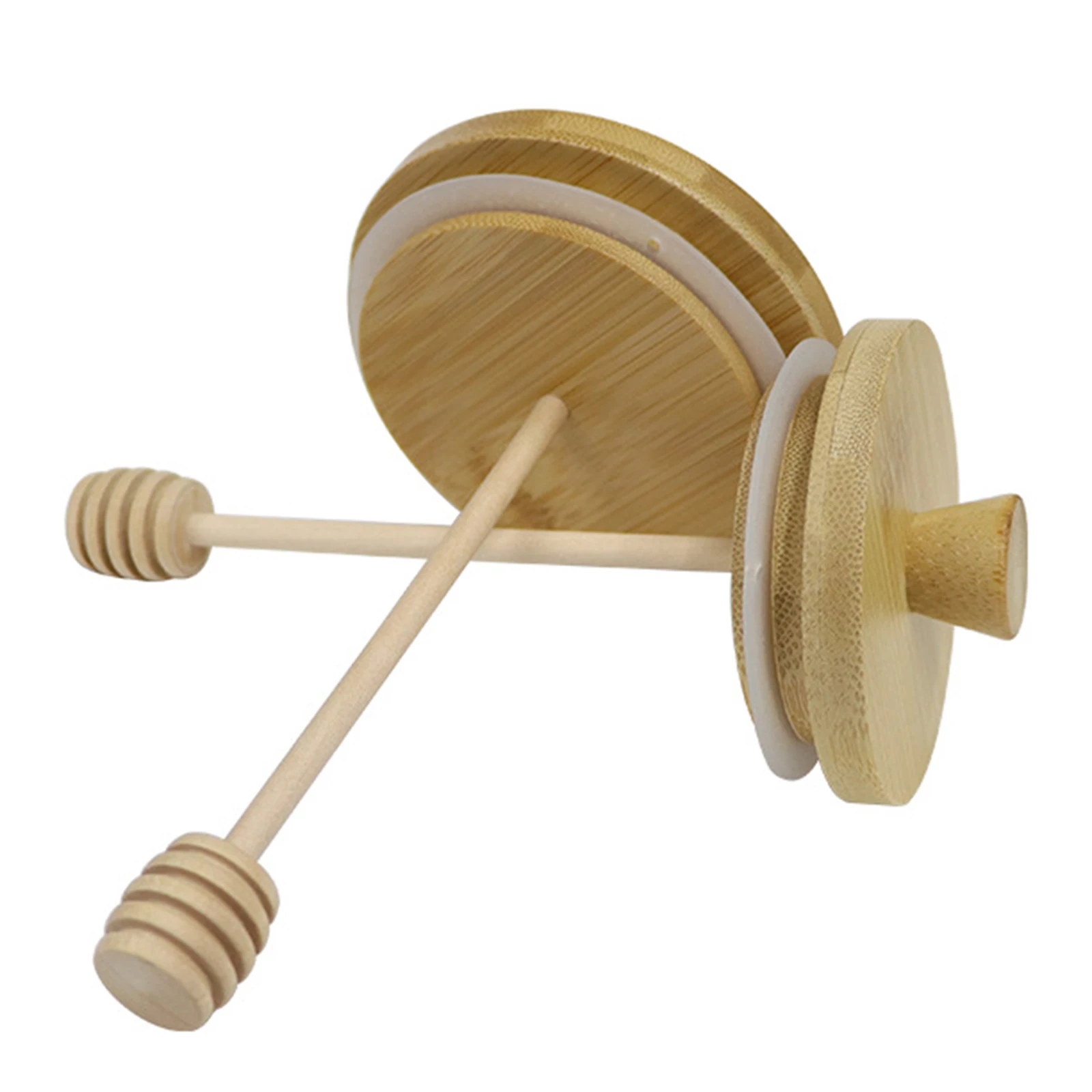 

1Pc Bamboo Mason Jar Lid Mixing Rod Wood Dip Sticks Honey Jar Lid 70/86mm Wide Mouth Honey Glass Container Seal Cover Cap Tools