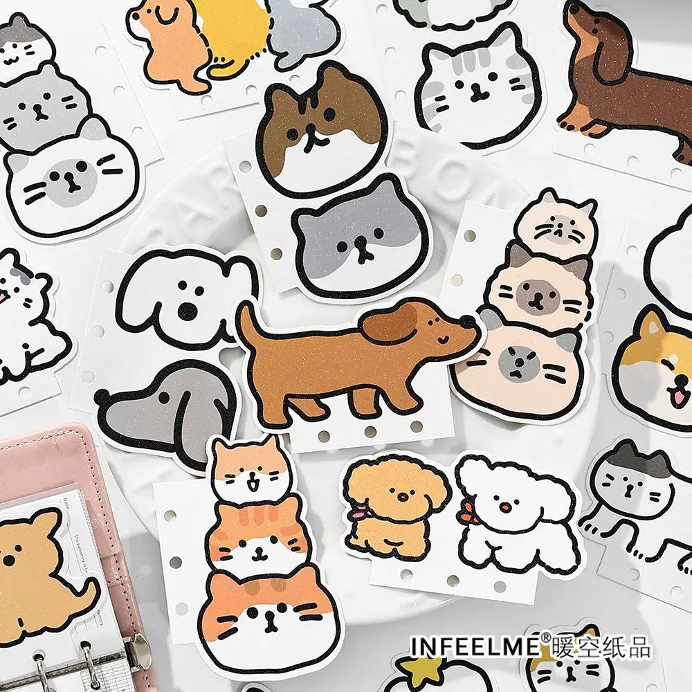 INS نمط Kawaii الكرتون الحيوان Mini M5 صفحات منفصلة دفتر DIY اكسسوارات الديكور ألبوم صغير الديكور للفتيات #4