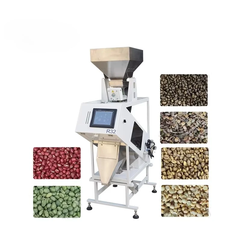 FOODLINE Customized Mini Rice Color Machine Coffee Bean Color Sorter Machine Grain Soybean Peanut Sesame Colour Sorting