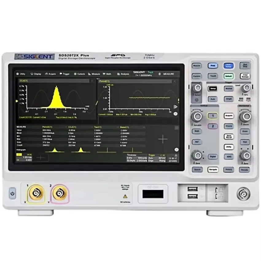 SIGLENT SDS2072X Plus 100MHz 2CH Super Fluorescent Oscilloscope with 2GSa/s Sampling
