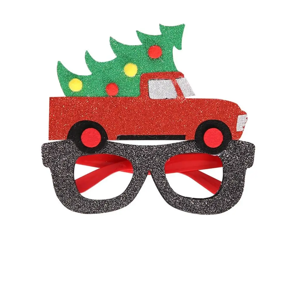 Photography Props Letter Elk Santa Claus Eyeglasses Party Decorations Christmas Decorative Glasses Christmas Frame Glasses