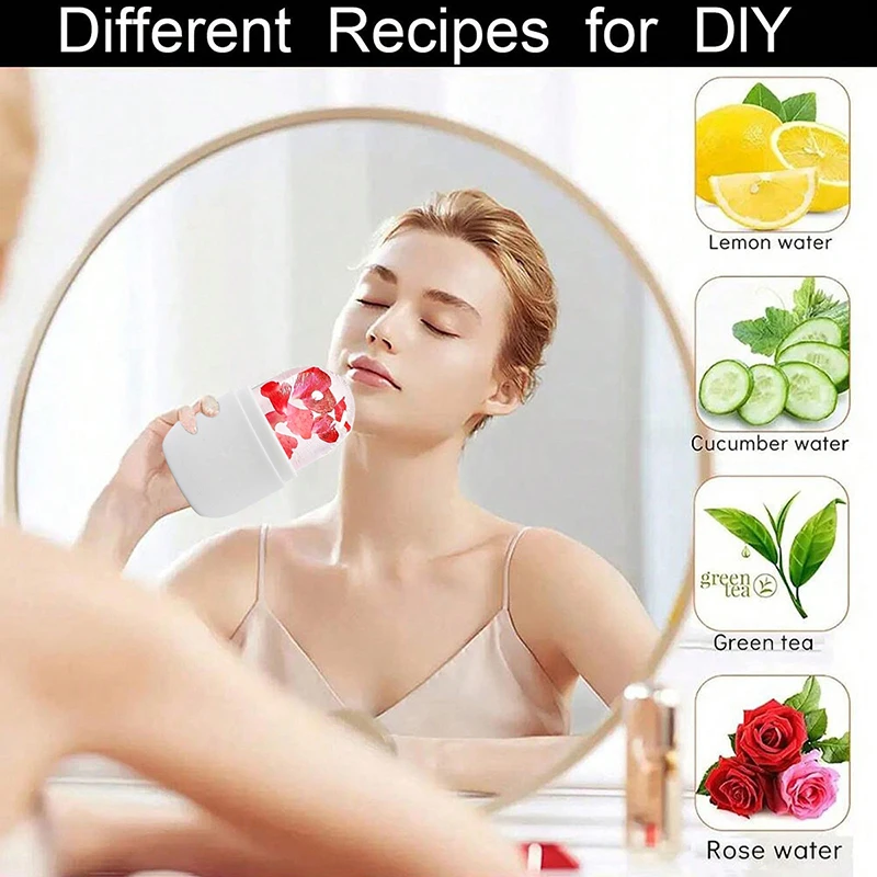 1Pcs Ice Face Roller Facial Lifting Contouring Tools Silicone Trays Ice Globe Balls Eye Face Massager Beauty Skin Care Tools