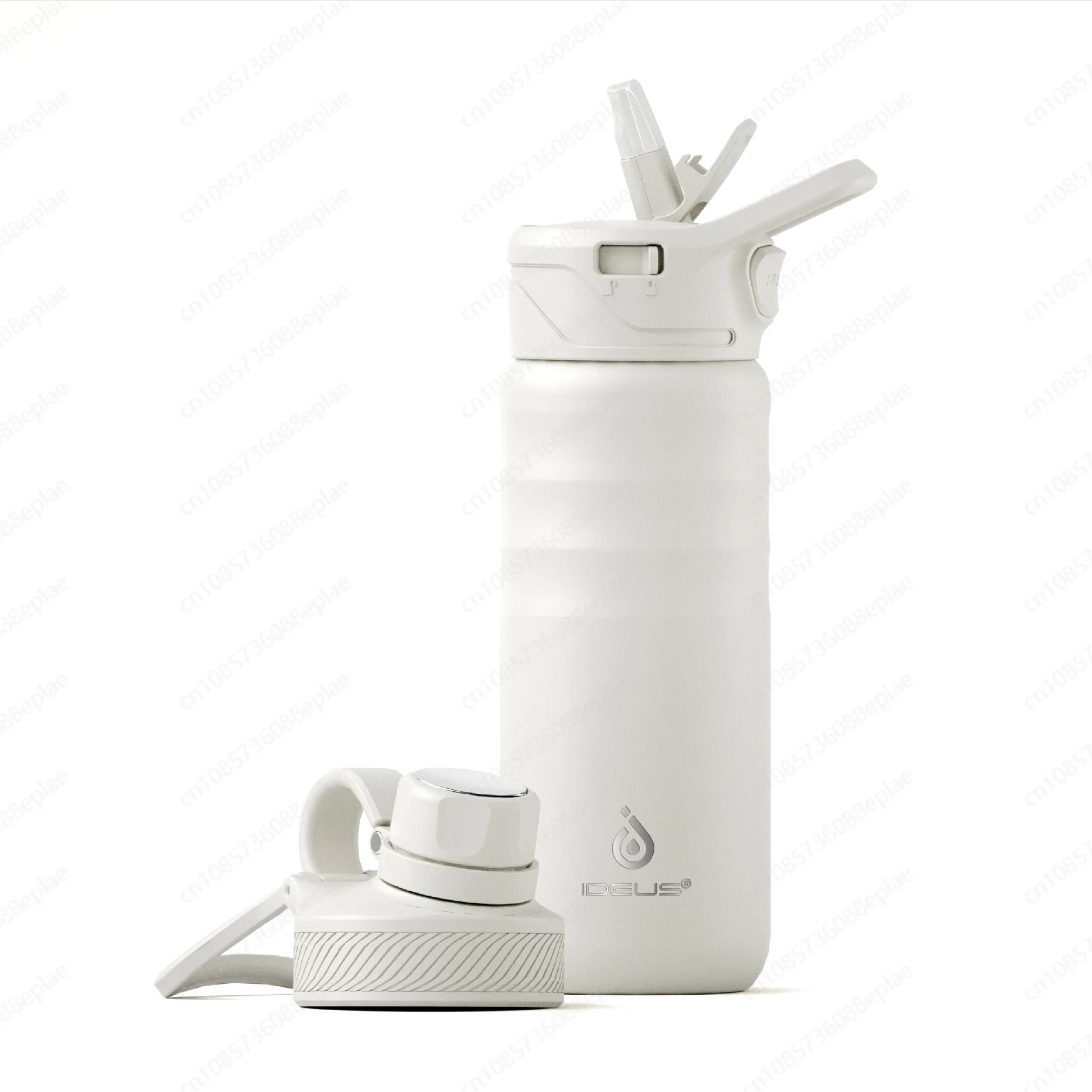

18oz 532ml straw thermos cup large capacity water cup portable cold stainless steel straw cup