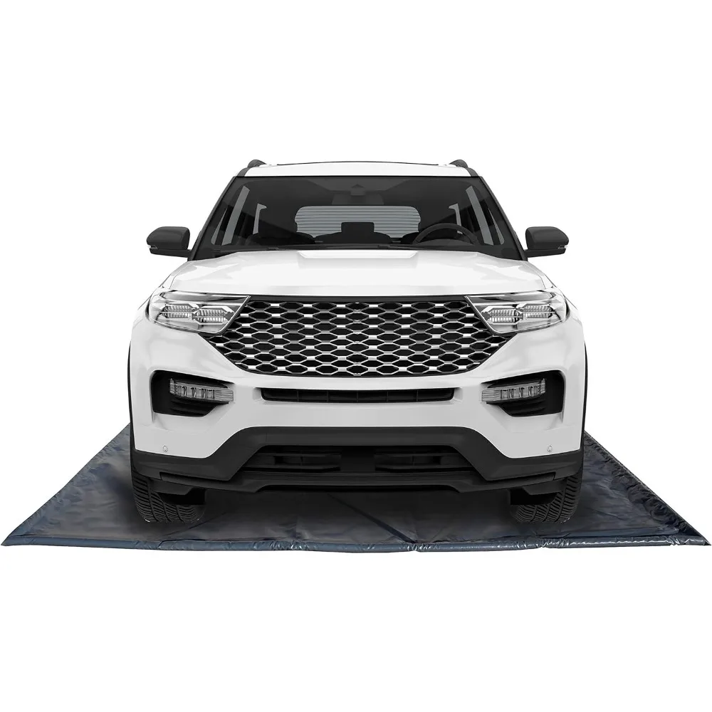 سجادة أرضية جراج الاحتواء بالثلج والثلج والطين - غطاء حماية كبير مقاس 7.9 × 18 قدمًا #6