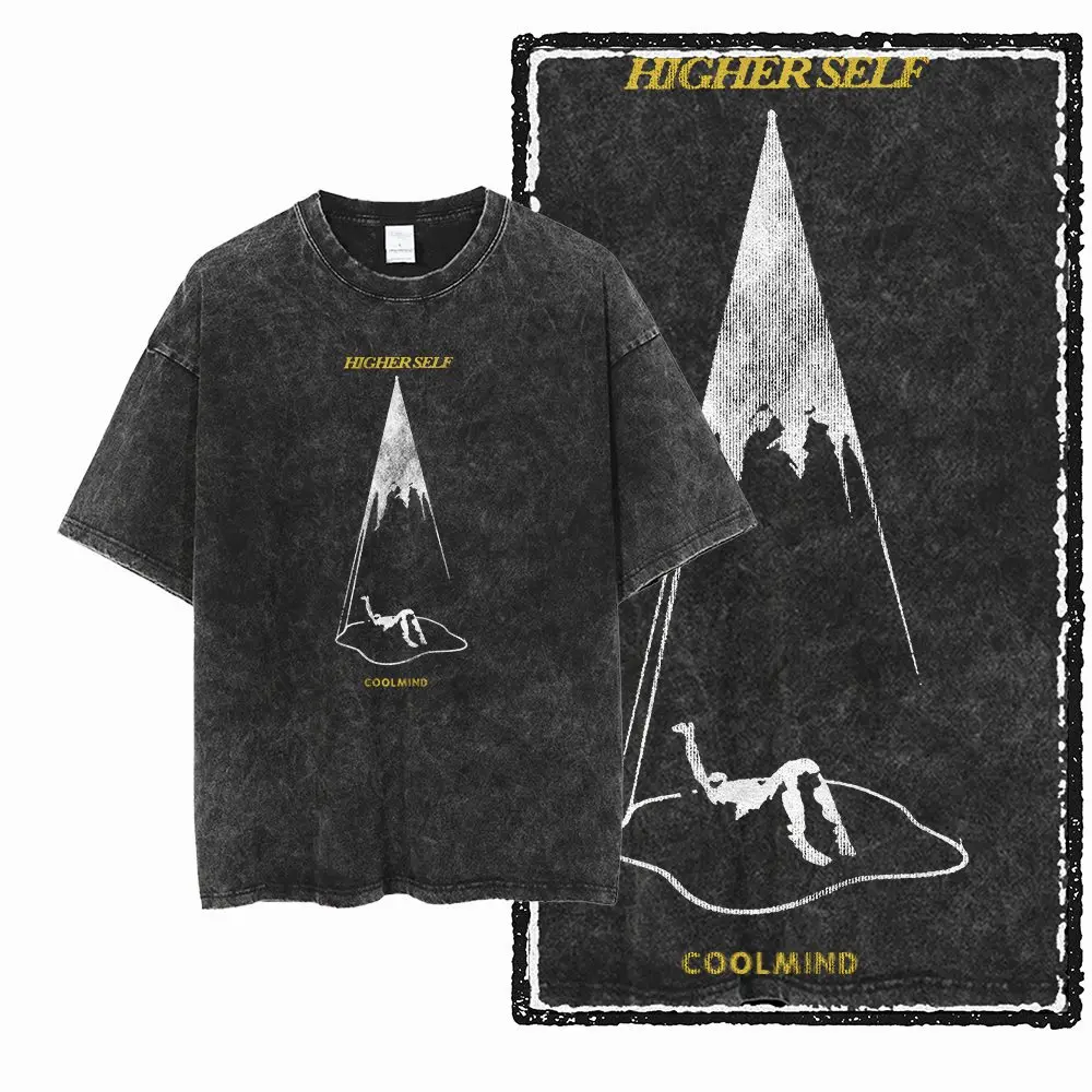 Katoen Heren en Dames Cool Patroon T-shirt Ingelegd Straat Top Vintage O-hals Heren en Dames T-shirt Dameskleding y2k top