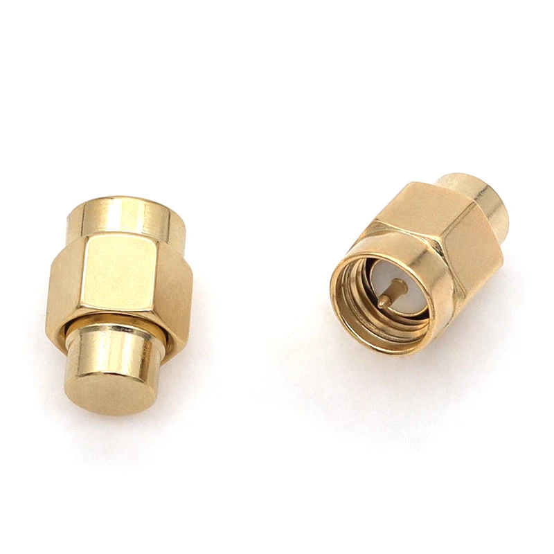 2/10/20pcs 2W 6GHz 50 ohm SMA Male RF Coaxial Termination Dummy Load Gold Plated Cap Connectors Accessories