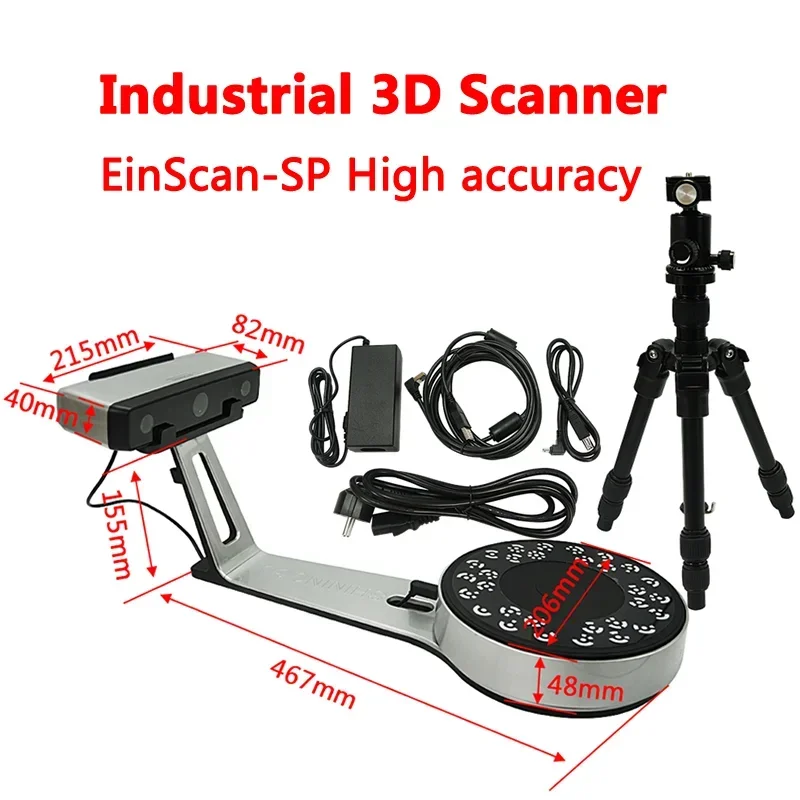 Shining 3D EinScan-SP Handheld Portable Desktop Industrial 3D Scanner High Accuracy With 200x150mm Scanning Range