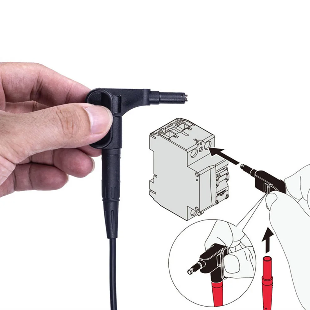 Imagem -04 - Diy Eletrônico Multímetro Magnético Cabeça Banana Plug Fast Magnet Probe Terminal Multímetro Acessórios Ferramentas mm Solderless Pcs