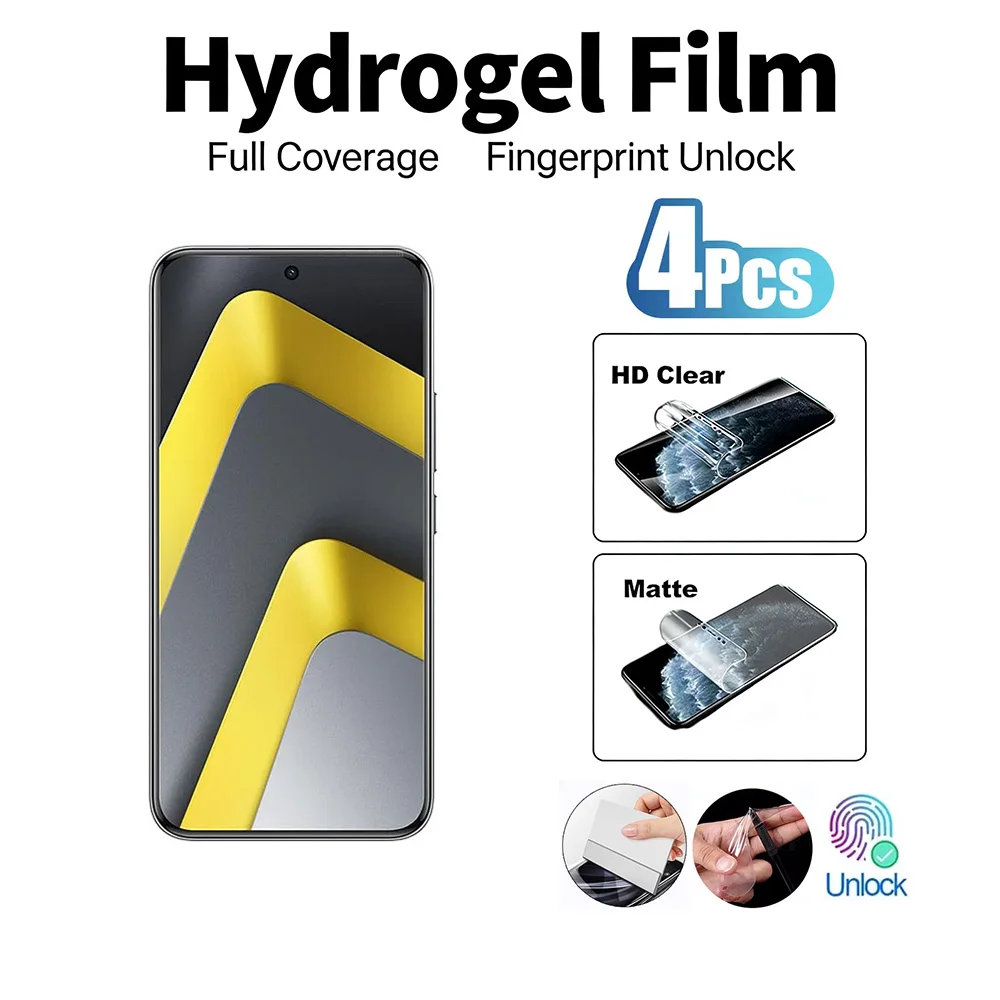 4Pcs Hd Matte Soft …