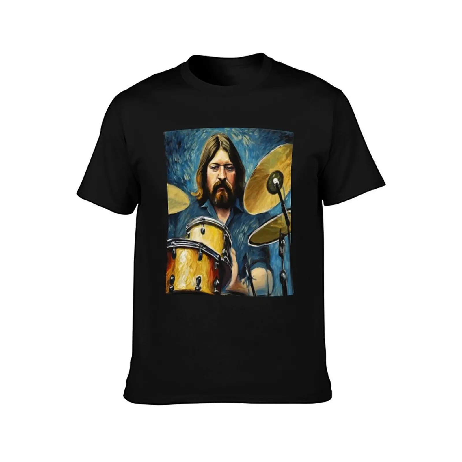 Bonzo's Thunderous Beats: John Bonham on Drums T-Shirt cotton graphic tees customs workout shirts for men