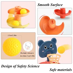 Montessori Sliding Track Tower for children, different layers, baby track, rolling ball toy, early educational puzzle, kids gift 8 Main Sales Children's Pedagogical Toys - №8