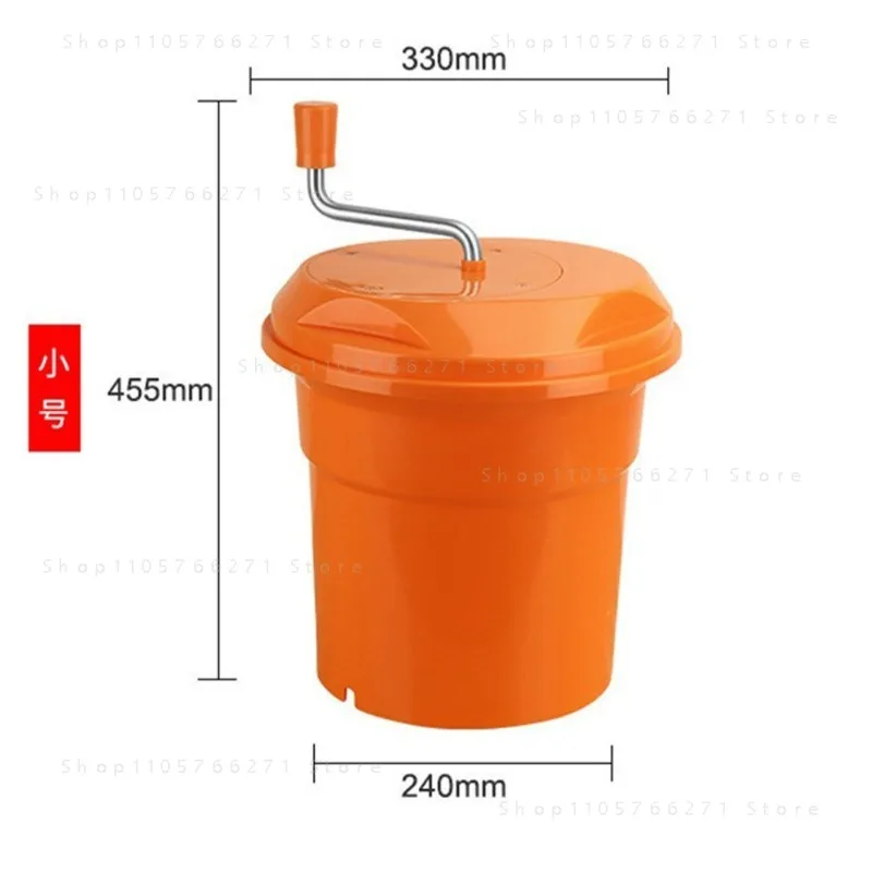 Multifunctional Manual Vegetable Dehydrator Fruit Salad Spinner Quick Dryer for Commercial Use