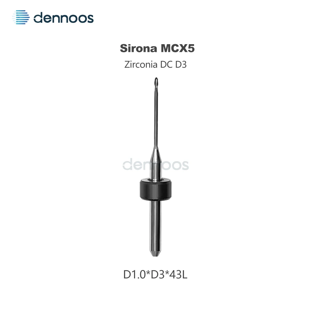 Dental Sirona MCX5 Zirkonoxid-Fräser mit DCG/DC/DLC-Beschichtung, D3-Schaft, 44mm Länge, Sirona Fräser MCX5 Fresa – Detail 6