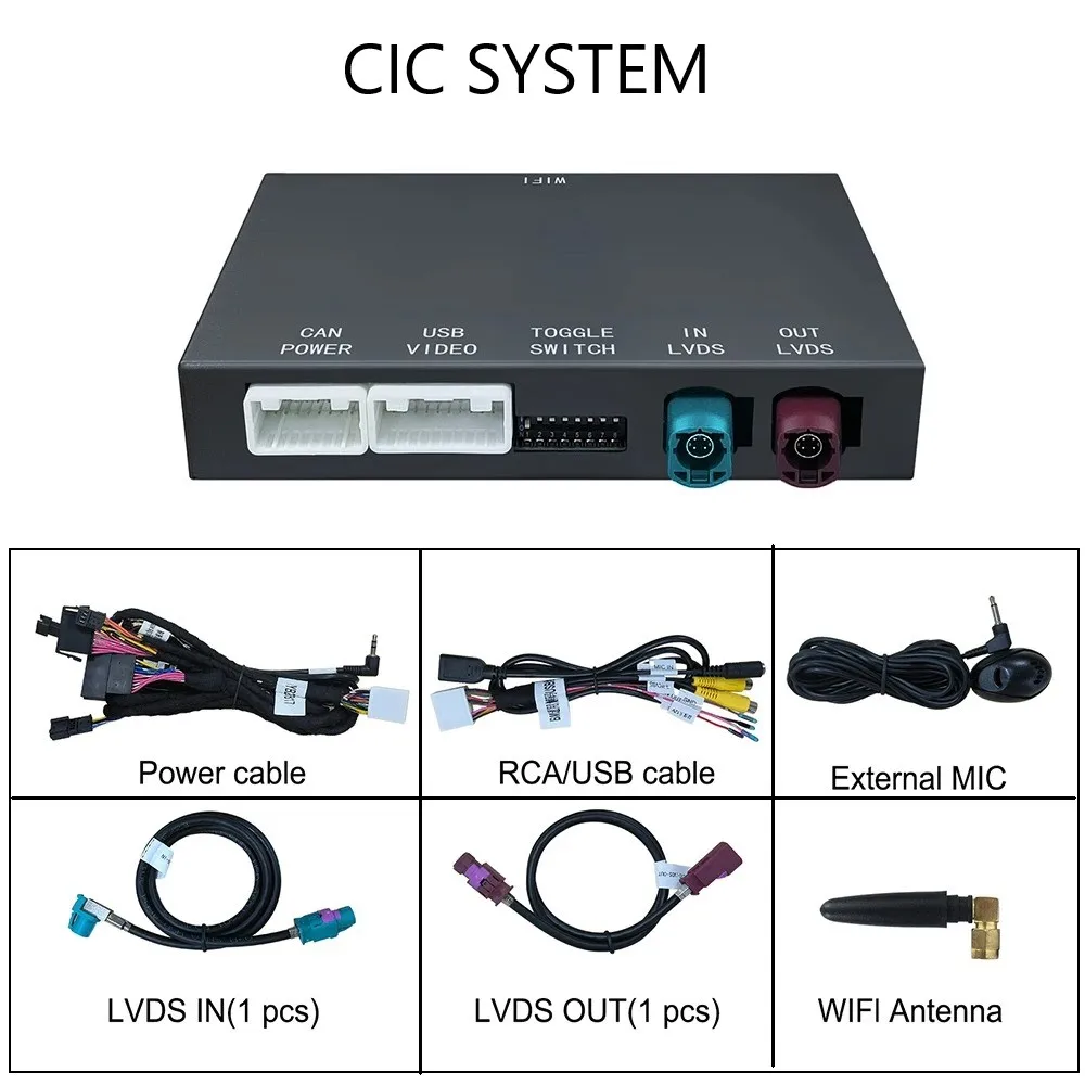 وحدة CarPlay اللاسلكية Android Auto لسيارات BMW 3 E60 5 F10 7 F01 X1 X3 X4 X5 X6 CIC نظام F11 F07 E84 F25 F26 E70 E71 Car Play