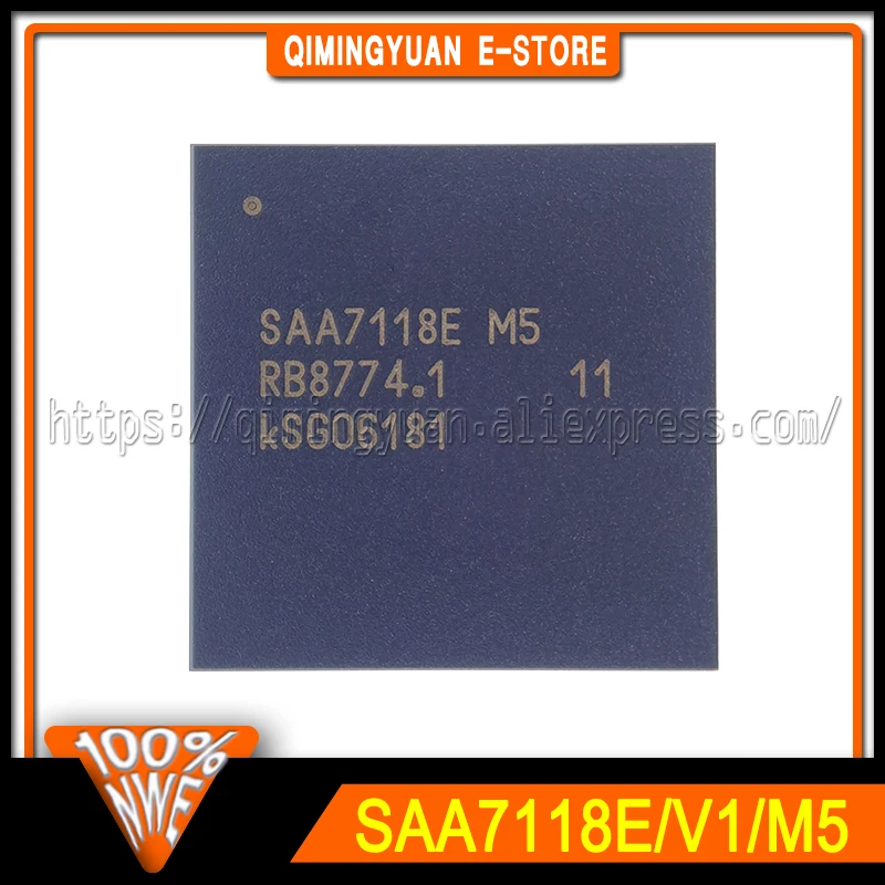 1 ~ 20 قطعة/الوحدة SAA7118E V1 M5 SAA7118E/V1/M5 BGA-156 رقاقة فك الفيديو متعددة المعايير 100% جديد الأصلي في المخزون #1
