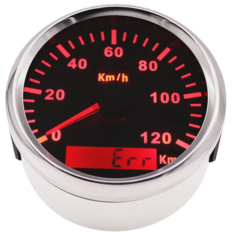 0-120Km/H GPS Speedometers 85mm Lcd Speed Mileometers Gauges Speed Indicators Devices with Antenna for Car Boat Truck Rv