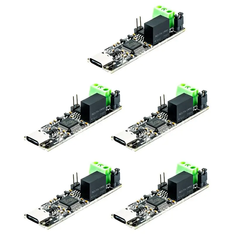 Stylish-5X Canable V2.0 Pro Canbus Transceiver USB To PCAN Protocol Analyzer Adapter CAN2.0 Serial Controller