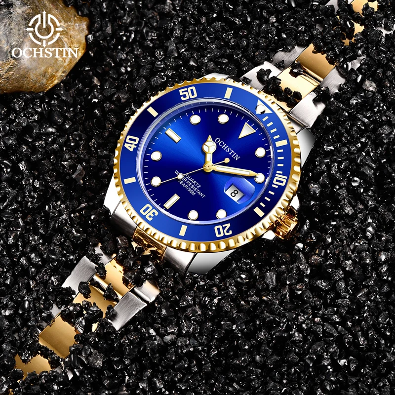 Ochstin New 2024 Original Series Fashion Trend Multi functional Quartz Movement Waterproof Watch Men's Quartz Watch