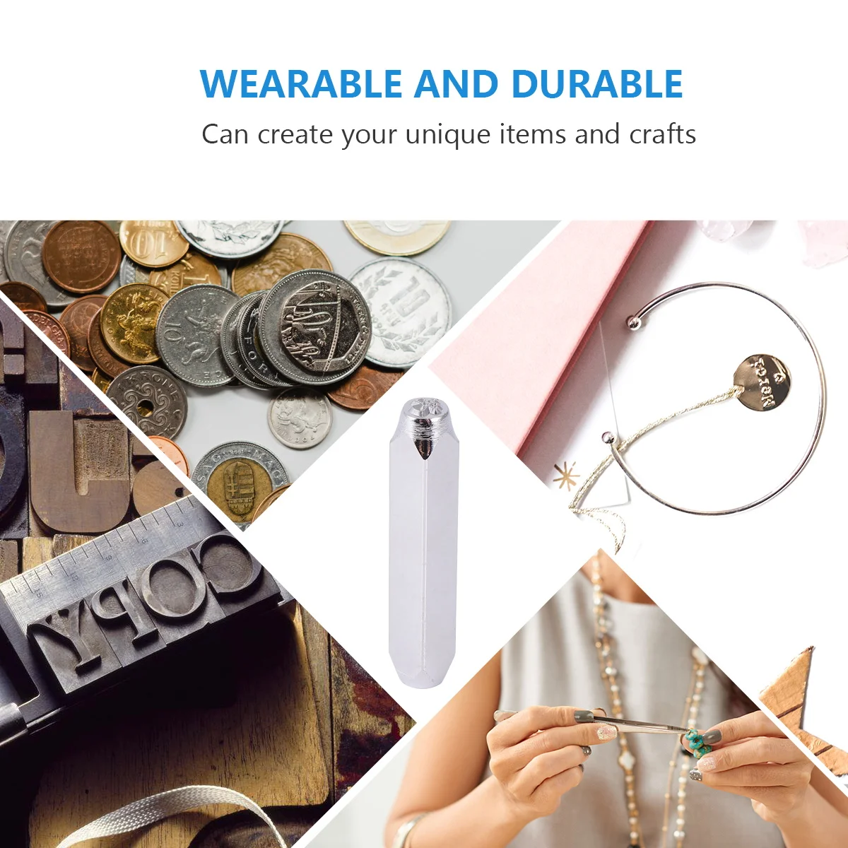 

2 Pcs Angel Seal Affordable Stamps Art Tool Craft Hard Carbon Steel Multiple Jobs