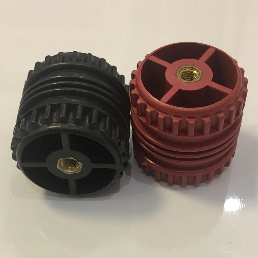 50*50mm 50x50mm Red Grey M8 M10 Bore Nut Female Thread Plastic GGD GCS SGR Insulation Column Busbar Support Enhanced Insulator