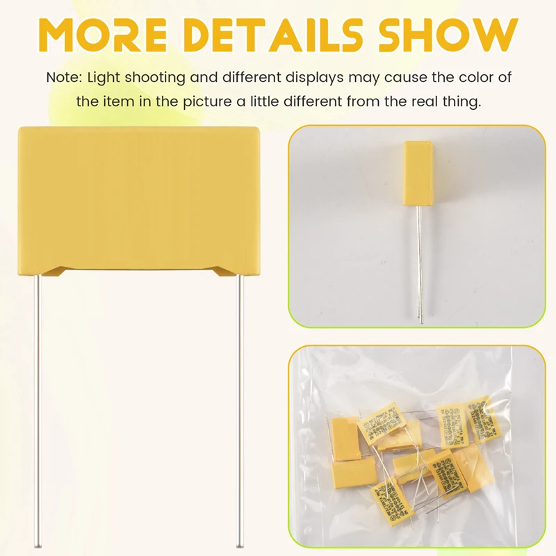 A003 10 шт. 250 В 47Nf 0,047Uf 10% полипропиленовый пленочный защитный конденсатор