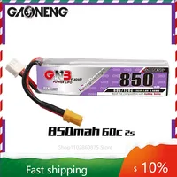 GNB HV 60C 850mAh 7.6V/2s 11.4V/3s 15.2V/4s  Lipo With XT30 Plug For FPV Racing Cine Whoop