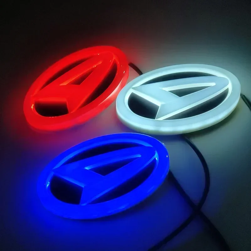 4D Badge Light LED Rear For DAIHATSU Logo Light 11.2cmX6.9cm 4D DAIHATSU Trunk Light LED Grille Emblem DAIHATSU Decoration Lamp