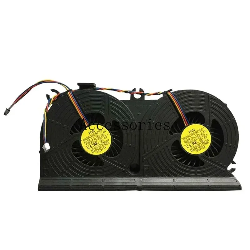 Replacement New Laptop CPU Cooling Dual Fan For HP EliteOne G1 705 800 All-in-One PC FC2N DC 12V 733489-001