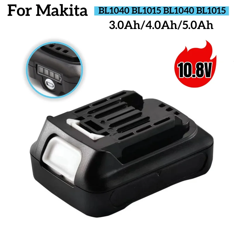 New 10.8V Battery For Makita BL1040 BL1015 3.0/4.0/5.0Ah Lithium Ion Replacement Rechargeable Screwdriver BL1041 BL1016