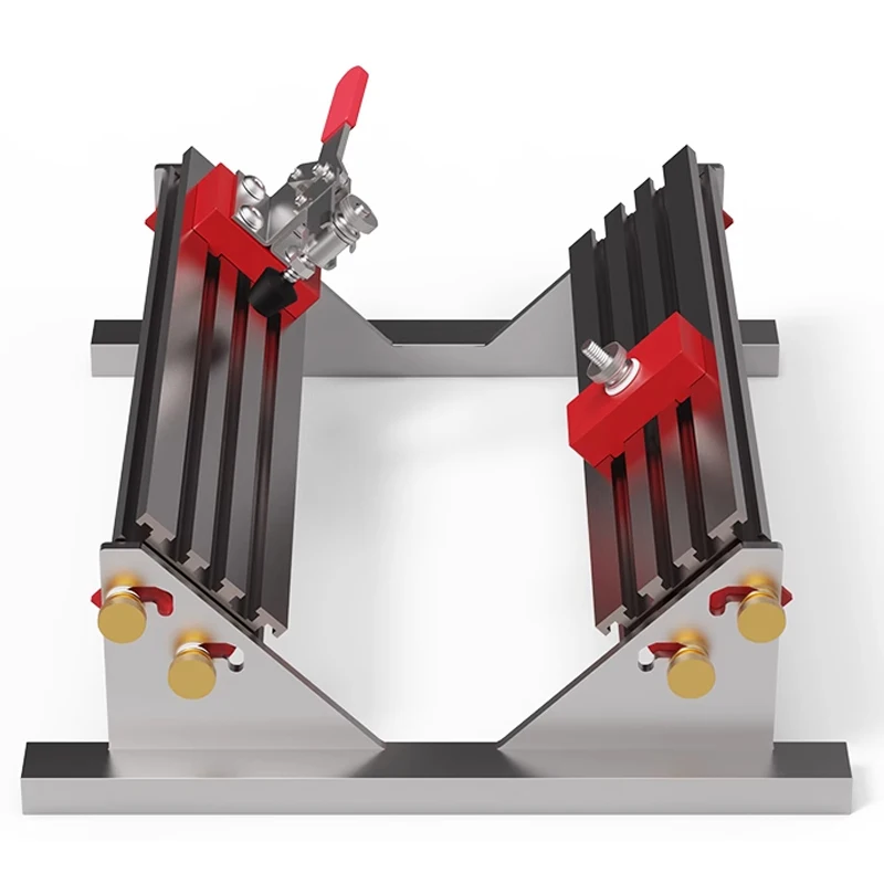 

Новый позиционер зажима для ящиков, регулируемый в нескольких размерах, 65-210 мм для деревообрабатывающих изделий, 90 шт. ° фиксированный