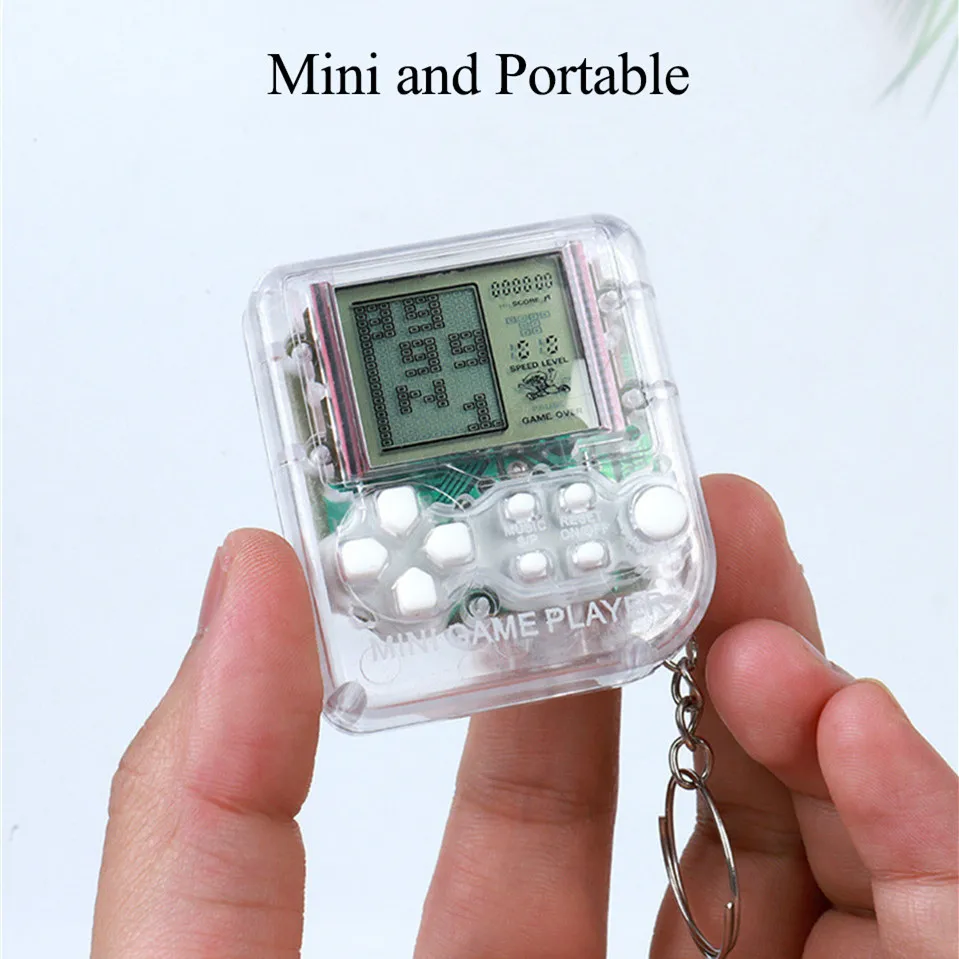 GAMINJA Retro Mini Handheld Game Players Classic Electronic Games Hand Held Console Game Child Puzzle Gaming Console Toys Gift