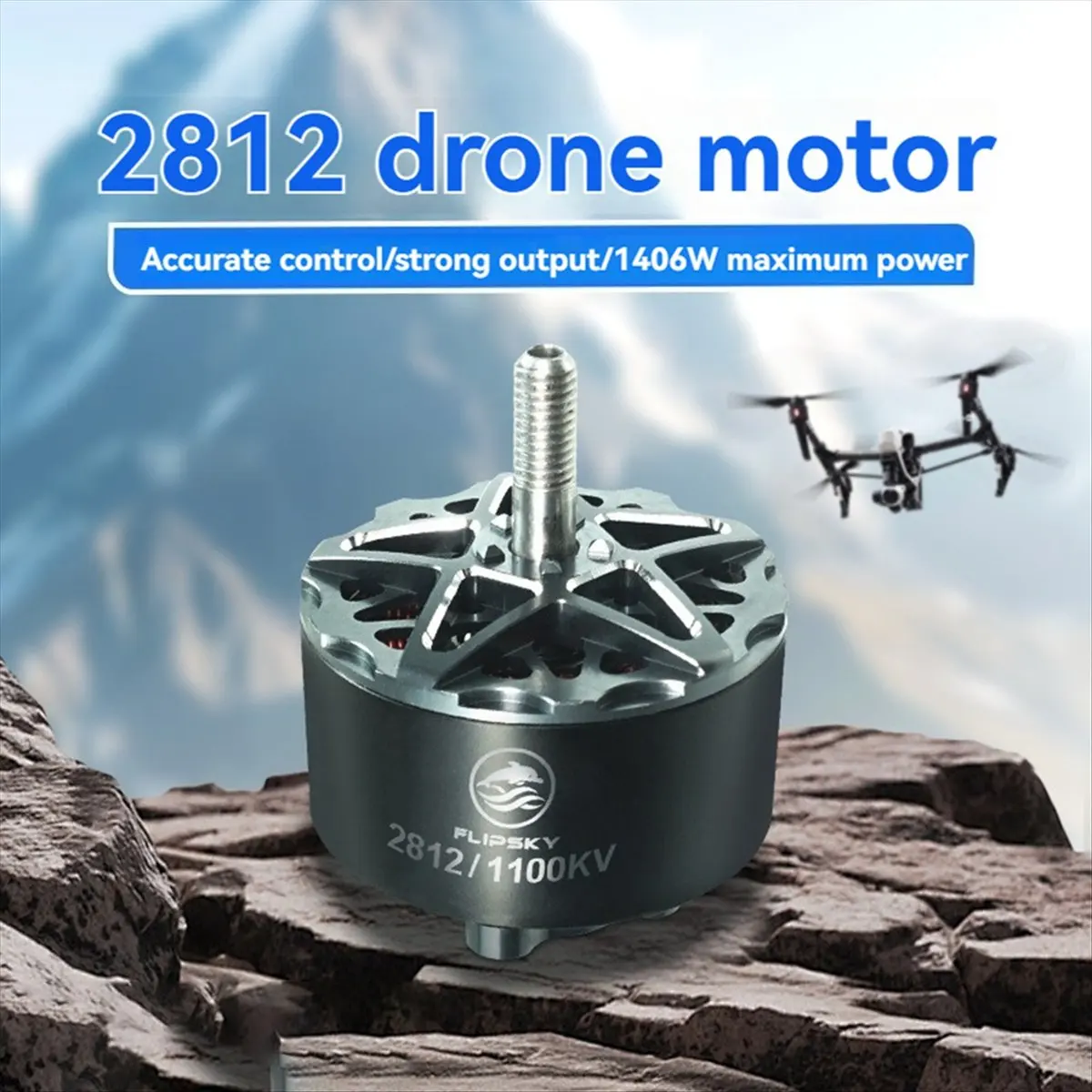 【Motor Parts】 2812 1100KV Brushless Motor 3 Phase 24V 3-8S 1406W for FPV Racing RC Drone Parts Motor