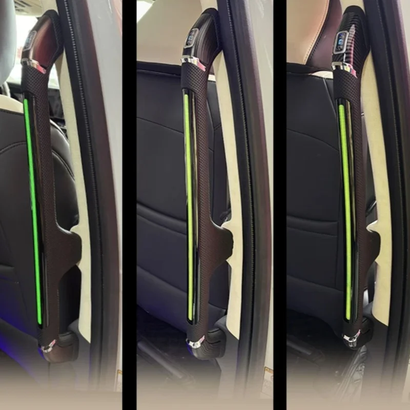 For Toyota Sienna/Granvia Sliding Door Handle Entry Assist Handle Wood-grain Style  Welcome Assist Handle Switch