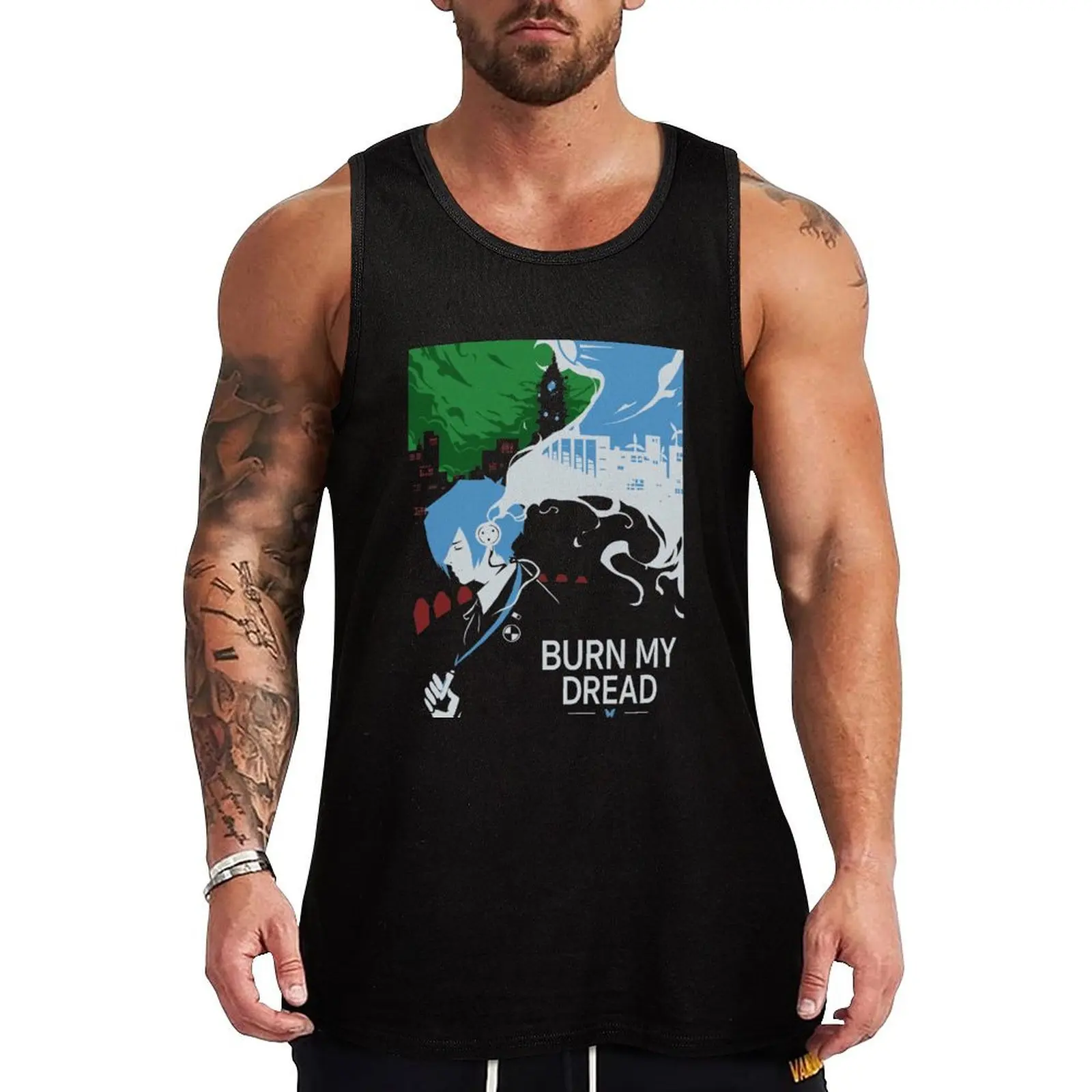 Burn my Dread Tank Top gym wear men bodybuilding for men