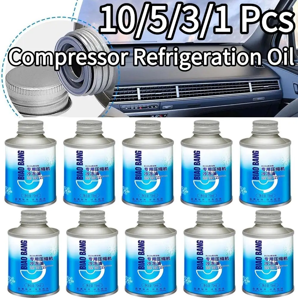 

10/5/3/1 Pcs Auto Air Conditioning Compressor Refrigeration Oil Efficient Refrigerant Car Compressor Cool Oil Auto Repair Tool